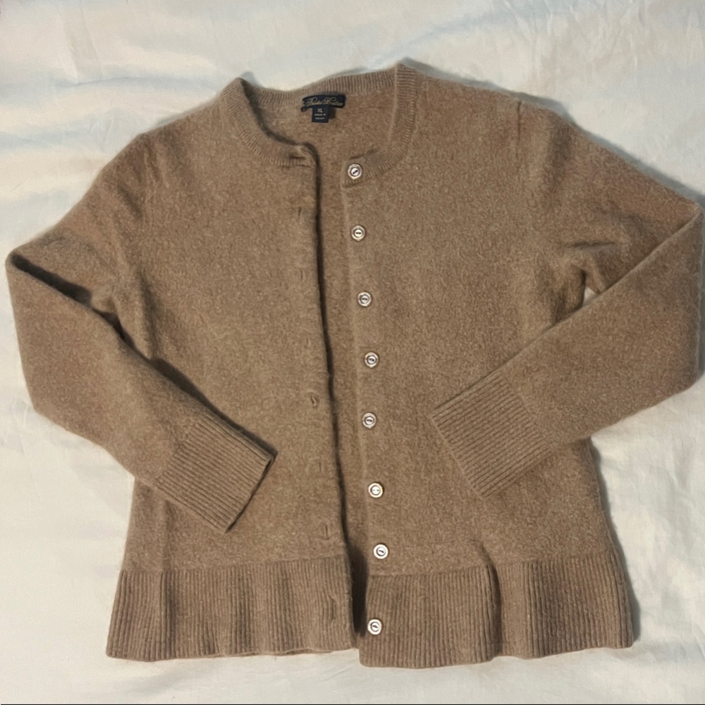 Brooks Brothers Cashmere Women's Brown Cardigan